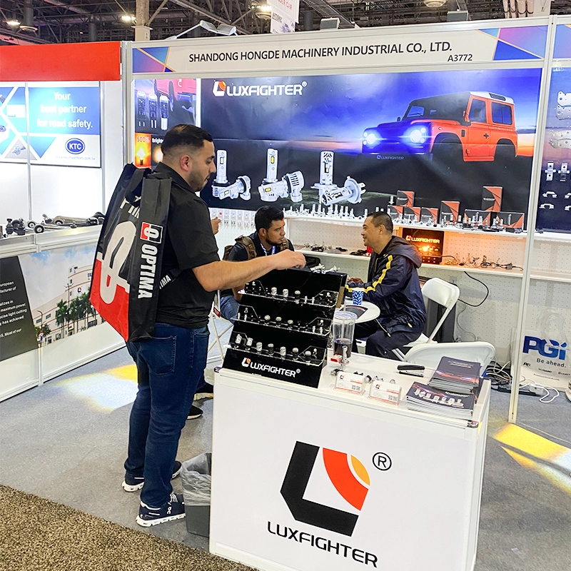 LUXFIGHTER DUXERIT headlights in Automotive Aftermarket Products Expo