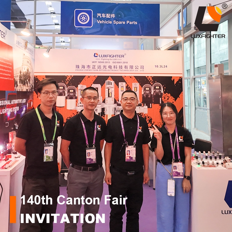 Luxfighter Debuts in 140th Canton Fair, Showcasing Nova Automotiva DUXERIT Lighting Products ad coniungere cum Global emptoribus Luxfighter Debuts in 140th Canton Fair, Showcasing Nova Automotiva DUXERIT Lighting Products ad coniungere cum Global emptoribus